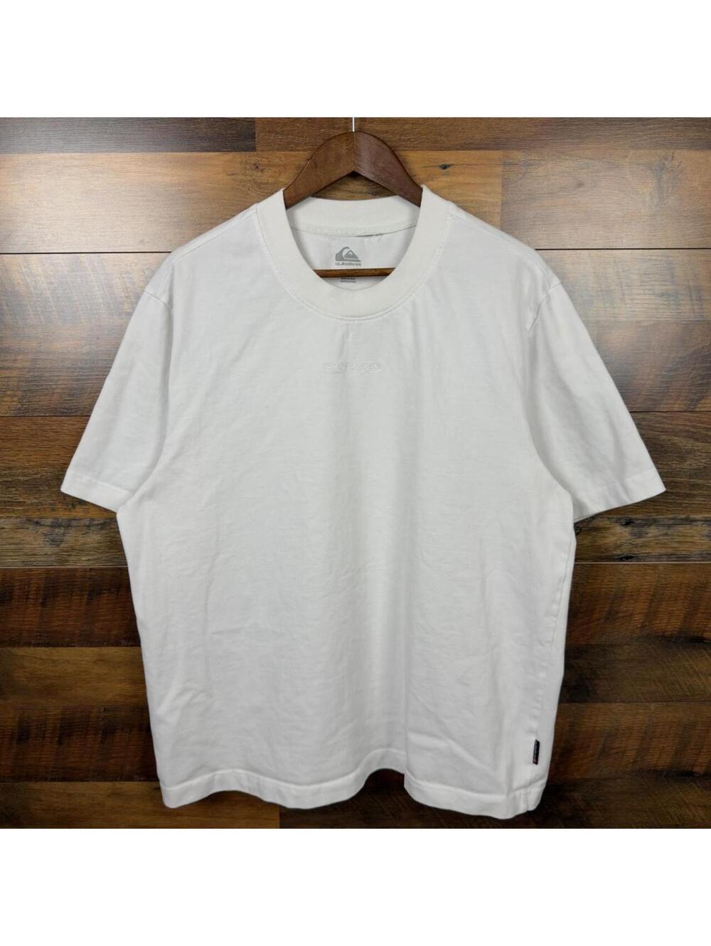 Quiksilver Waterman Collection White Oversized T-Shirt Large Relaxed Fit